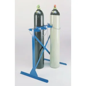 Floor standing gas cylinder racks