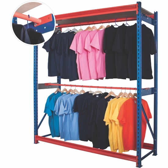 Garment TS Longspan Racking - Stakrak