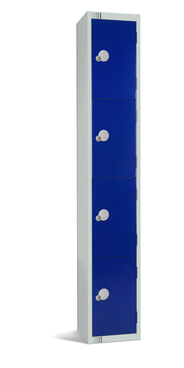 Economy Lockers - Four Door Dark Blue scaled