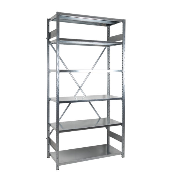 Expo 4G Galvanised Shelving - EXPO4Galvanised scaled