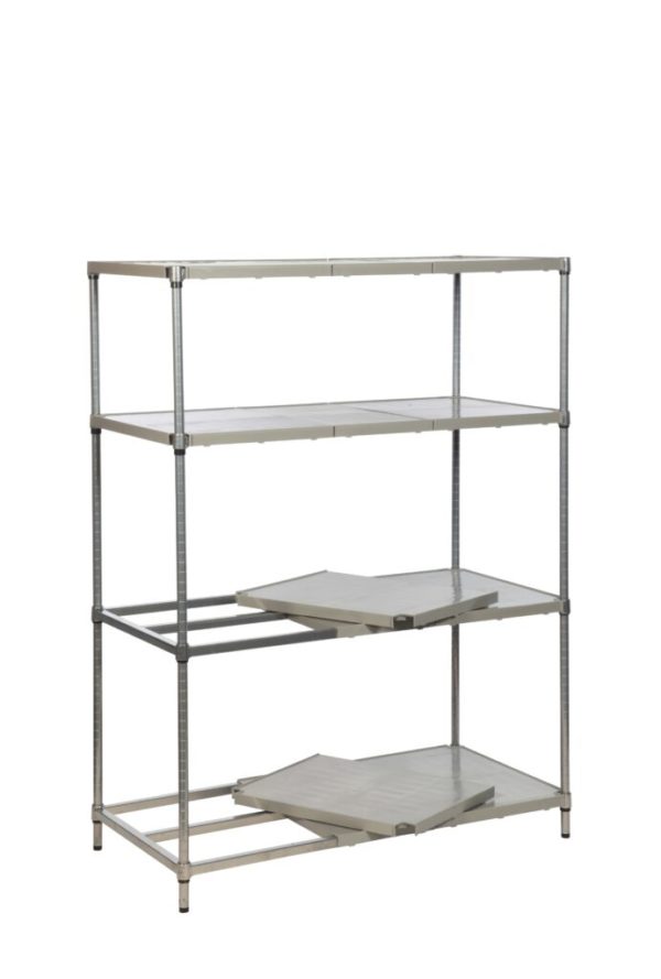 Plastic+ Solid Shelving - 4 Tier Solid Static 691x1024 1
