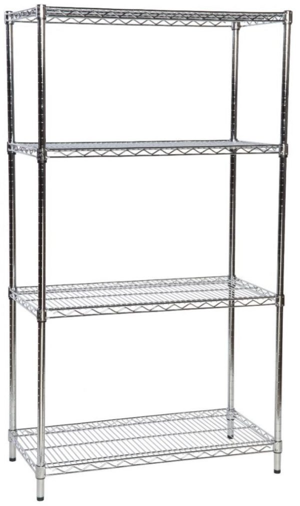 Stainless Steel Wire Shelving - Chrome Unit Right e1518172098914 607x1024 1